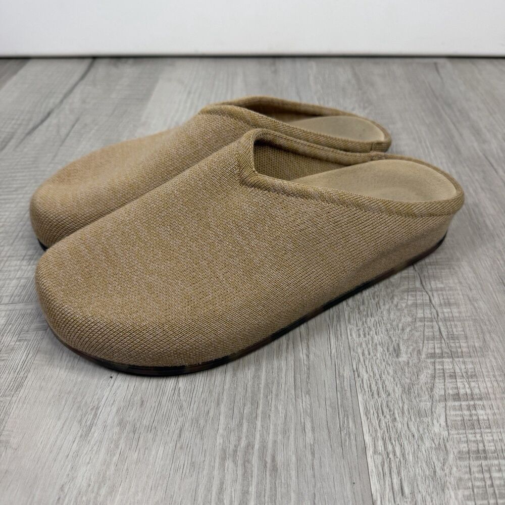 Rothy's The Casual Clog Brown Tan Mules Size 10 Womens Excellent With Box Cozy K - Picture 13 of 16
